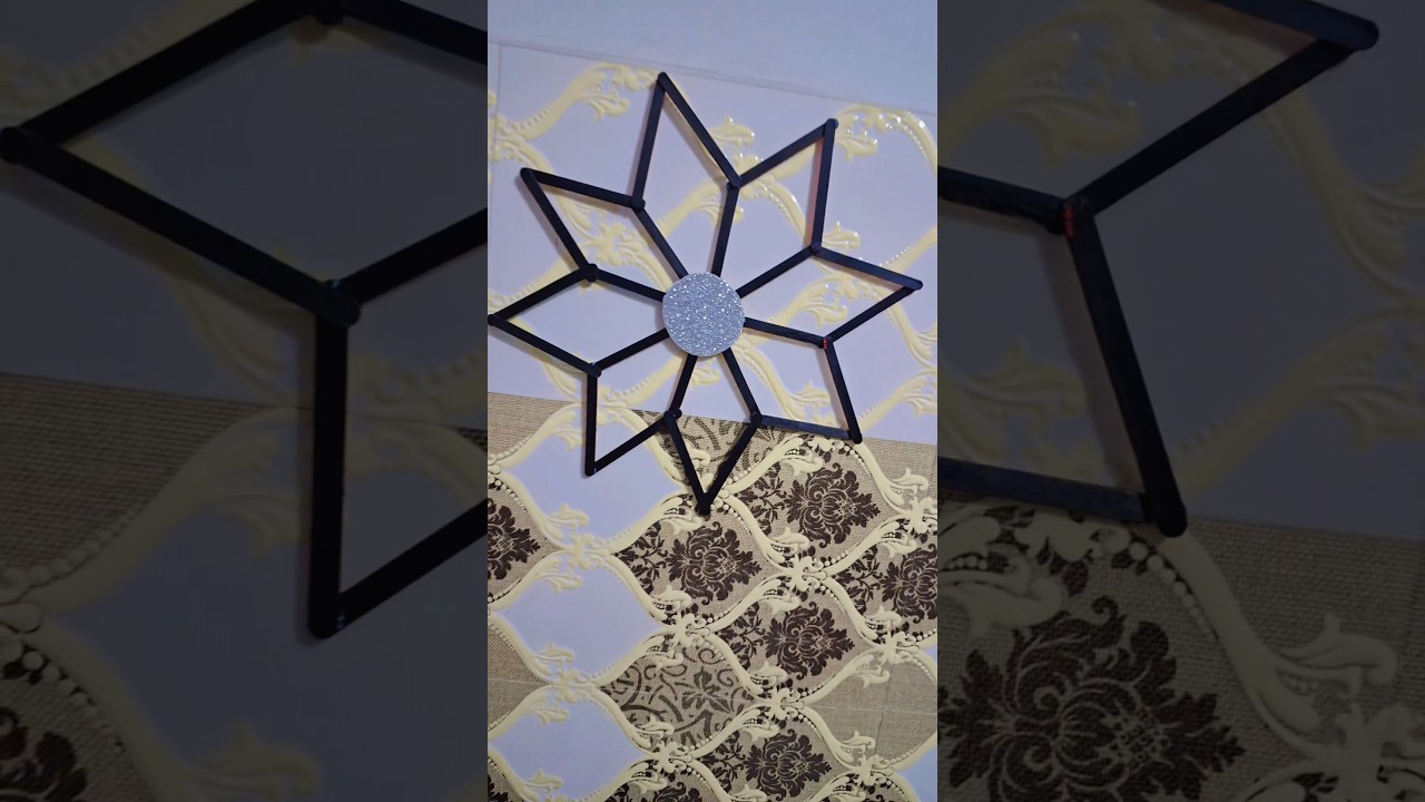 Waste Ice Cream Stick से Amazing Wall Hanging ✨ | DIY Craft Shorts