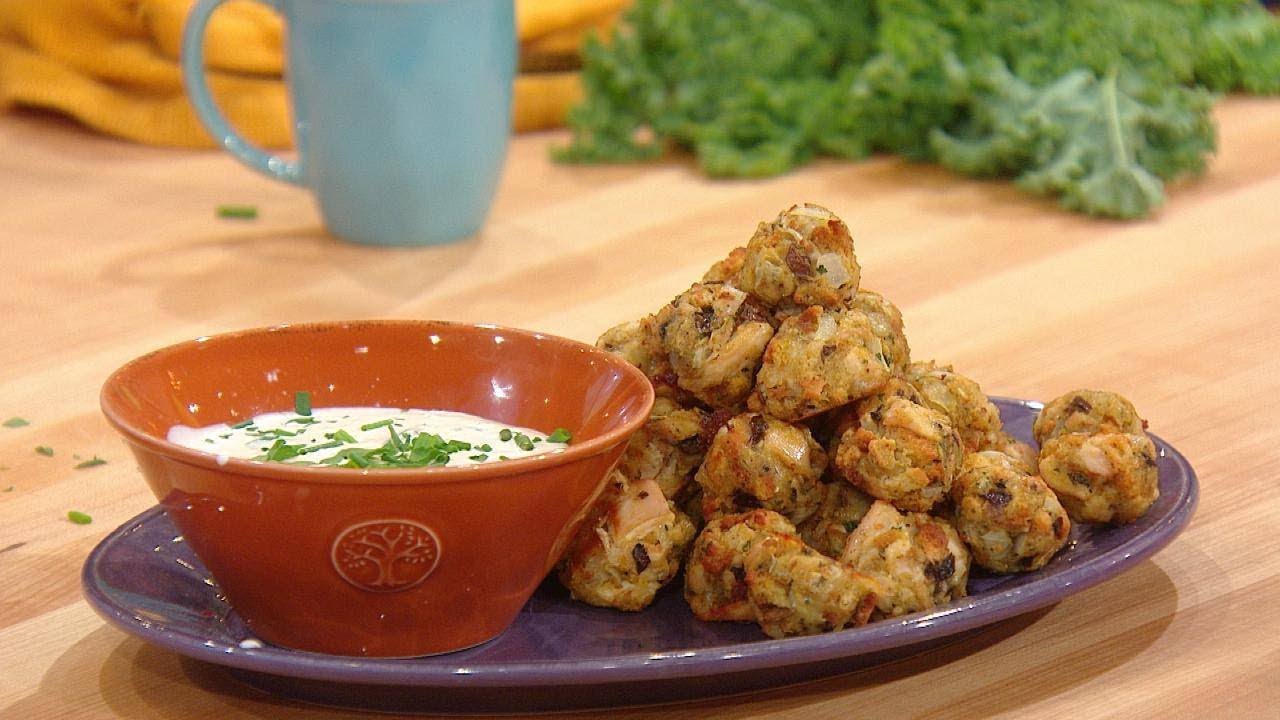 Chicken-Stuffing Bites with S & S Dipping Sauce | Rachael Ray Show