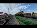 WAG5 Locomotive with Freight Coaches Journey on SCR Route #trainsim #viralvideo