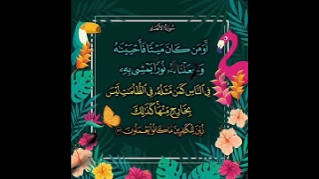 سورة الأنعام الآية ( 122 )