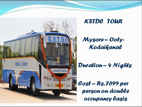 KSTDC Tour Package - Mysore, Ooty, Kodaikanal (4 Nights). Weekend Gateways From Bangalore In April.