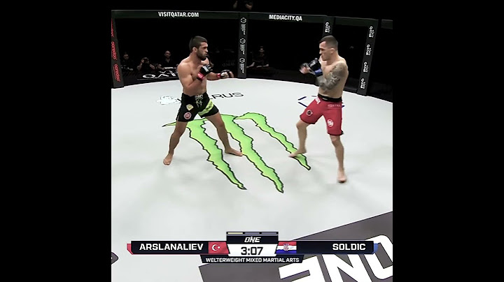 Roberto „Robocop“ Soldic🇭🇷🥊 vs Dagi Arslanaliev🇹🇷 #knockout #mma