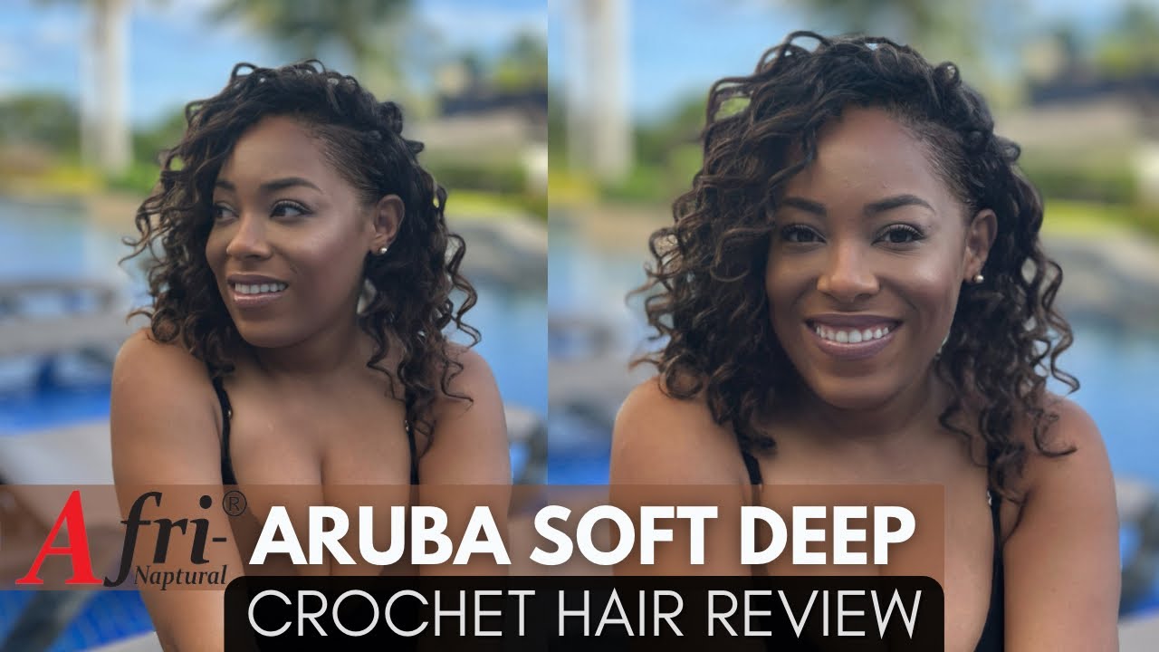 AFRI NAPTURAL ( MANE CONCEPT) ARUBA SOFT DEEP CROCHET HAIR REVIEW| LIA LAVON