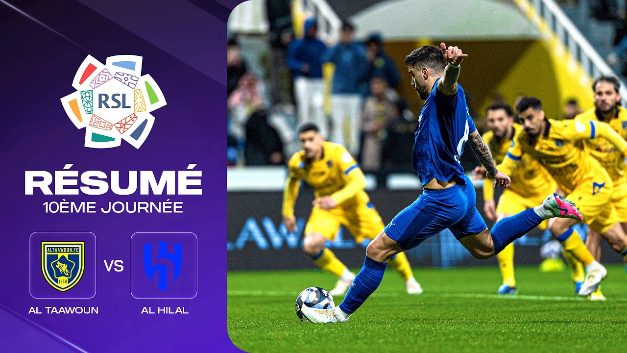 Al-Hilal accroché par Al-Taawoun dans la course au titre (SPL J10)