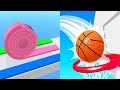 Layers Roll VS Bounce Dunk - All Levels Gameplay Android, ios (Part 41)