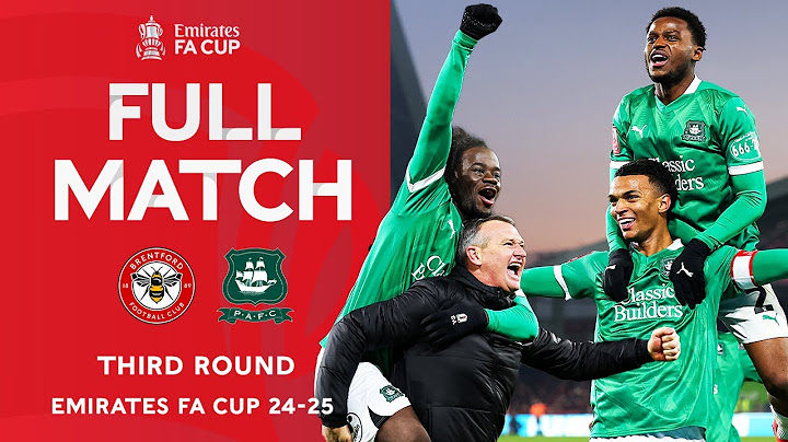 FULL MATCH | Brentford v Plymouth Argyle | Third Round | Emirates FA Cup 2024-25