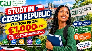 Study in Czech Republic 🇨🇿 | English-Taught Degrees at CZU Prague