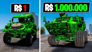 CARRO DO EXÉRCITO DE R$ 1 para R$1.000.000,00 no GTA 5! screenshot 5