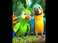 Two Parrots #parrots #kids