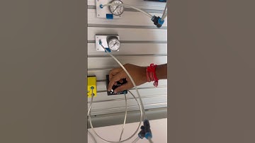 Me & rahul check how flow control work using & placing pressure gauge before and after flow control.