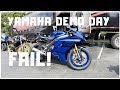 Bringing a panigale to a yamaha demo day fail