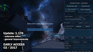 Space Engineers - Update 01.176 DEV - Cutscene Editor