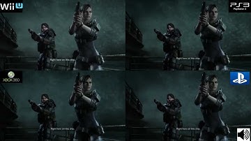 Resident Evil REVALATIONS Wii U VS Xbox 360 VS PS3 VS PS4 Console VS Console