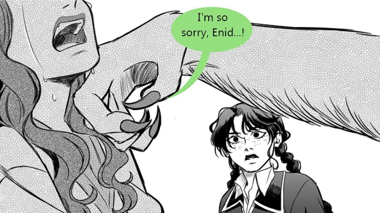 I’m So Sorry, Enid I Wednesday I Comic dub I wenclair