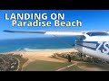 Landing a Cessna C182 at PARADISE BEACH