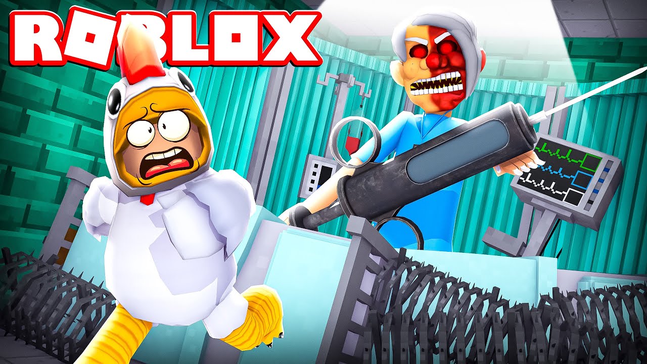 SCAPPIAMO DALL' OSPEDALE DEI PAZZI SU ROBLOX!!