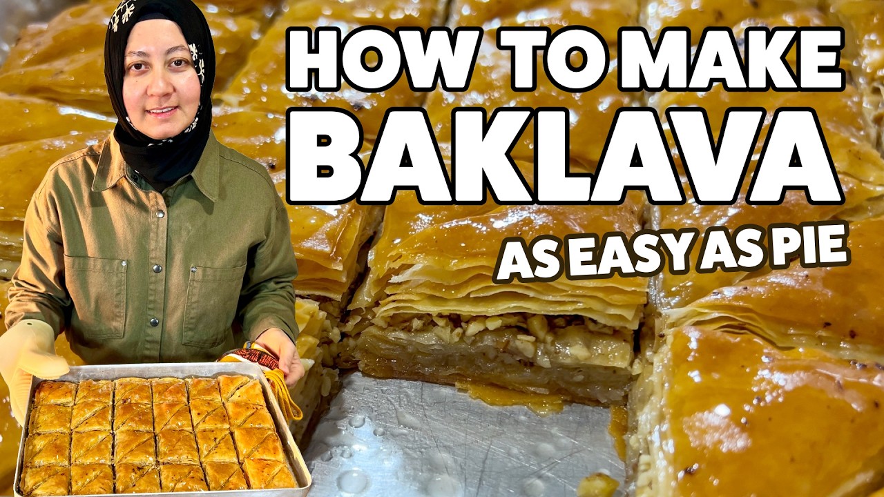 Baklava für Anfänger | Baklawa Rezept mit Walnüssen | Backen für Eid Bayram Zuckerfest | Ramadan #14