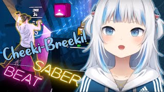 Cheeki-Breeki! (Gawr Gura Kusozako Mix) | Full Combo 93.07% Expert+ | Beat Saber MR