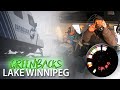 Ice fishing GREENBACK walleyes on Lake Winnipeg (100 fish day!)