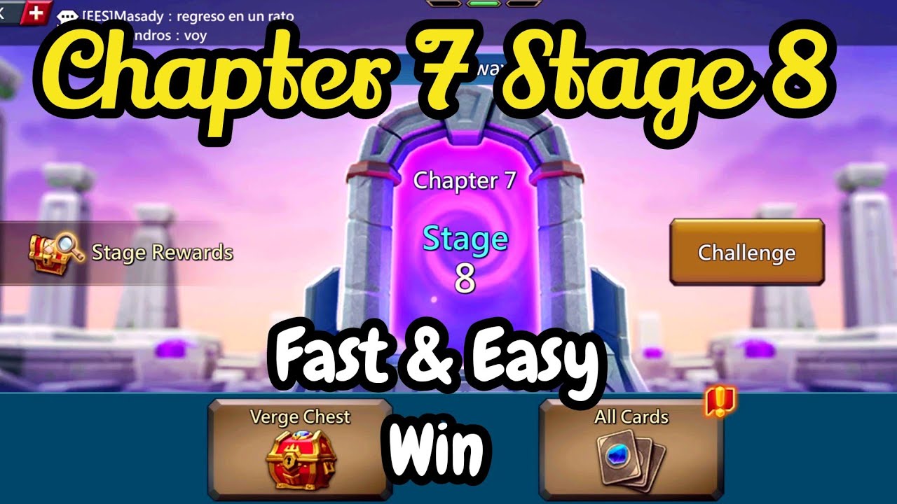 Lords Mobile Vergeway Chapter 7 Stage 8