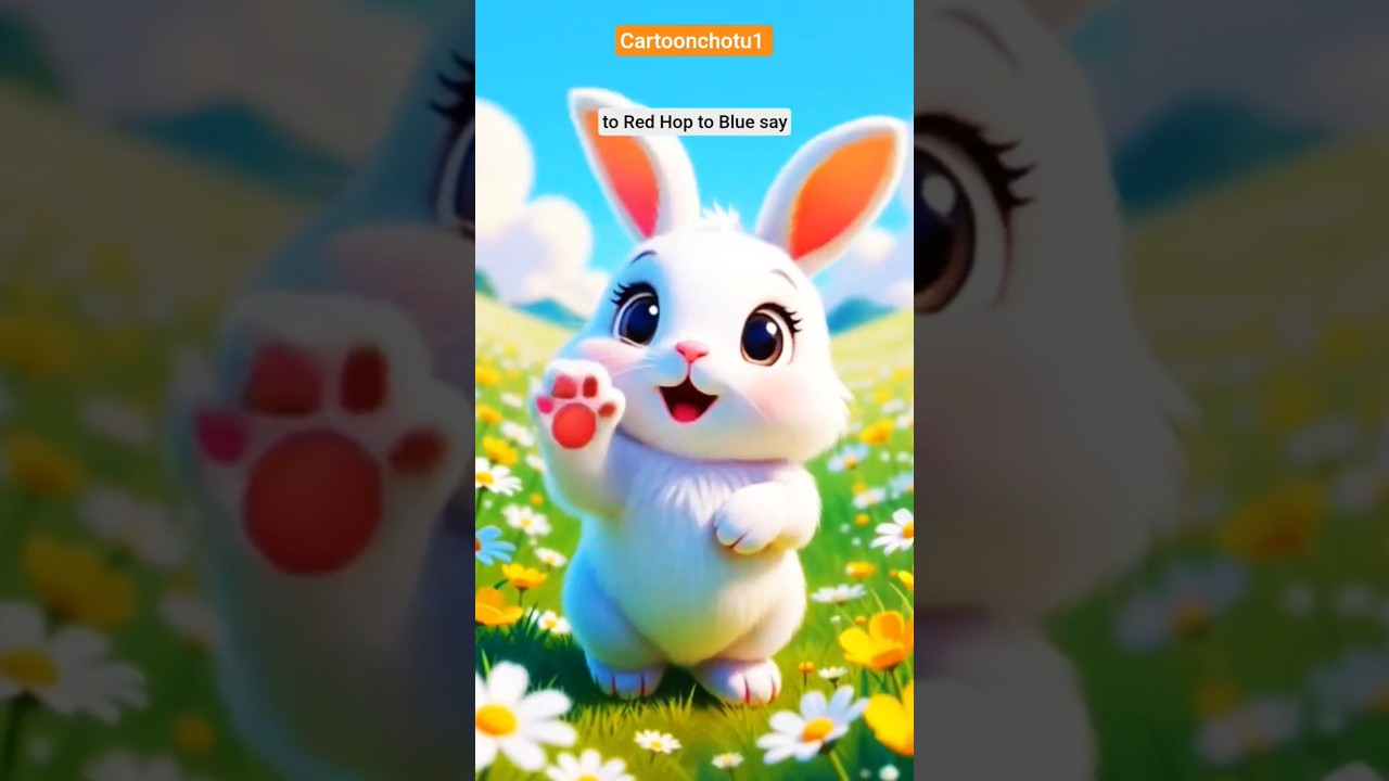 Learn Rhyme Jump Jump Bunny 🐰 | Fun Cartoon Rhymes for Kids |