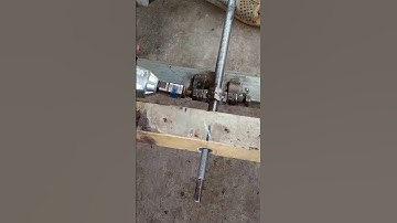 #diy , xe nâng tự chế nâng hạ bằng ty ren