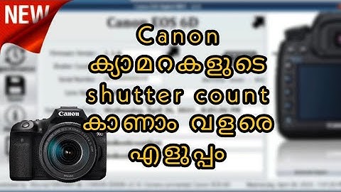 Camera shutter count (Canon)/ How to check camera shutter count/#canonshuttercount usedcamera #canon