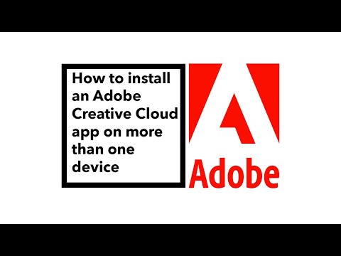 How to install an Adobe Creative Cloud app on more than one device