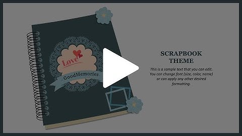 Scrapbook Theme Animated PowerPoint Slides