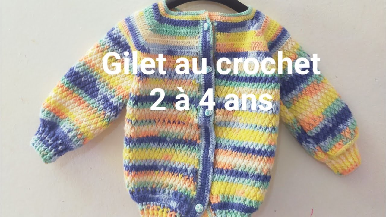 gilet garcon crochet