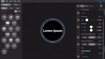 Circles - Text Pixel Node