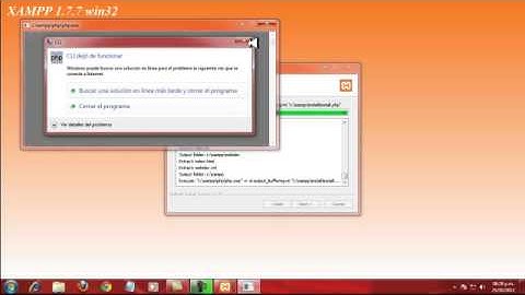 Instalacion de Xampp 1.7.7 en Windows 7