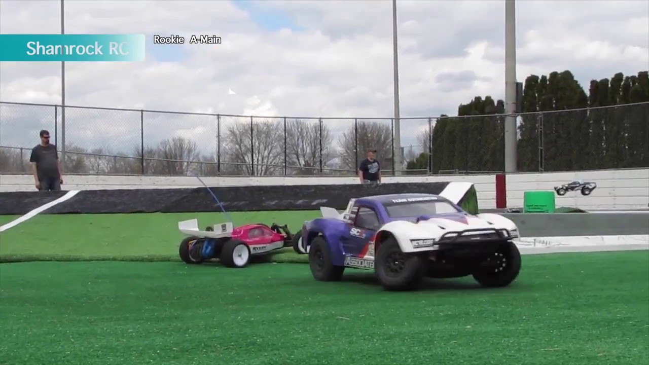 Ream Rooock Racing Shamrock RC : Rookie Class A-Main Race 2016-4-17 - YouTube