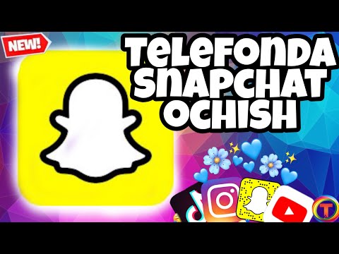 Telefonda Snapchat ochish | Ro’yhatdan o’tish | Телефонда Снапчат очиш