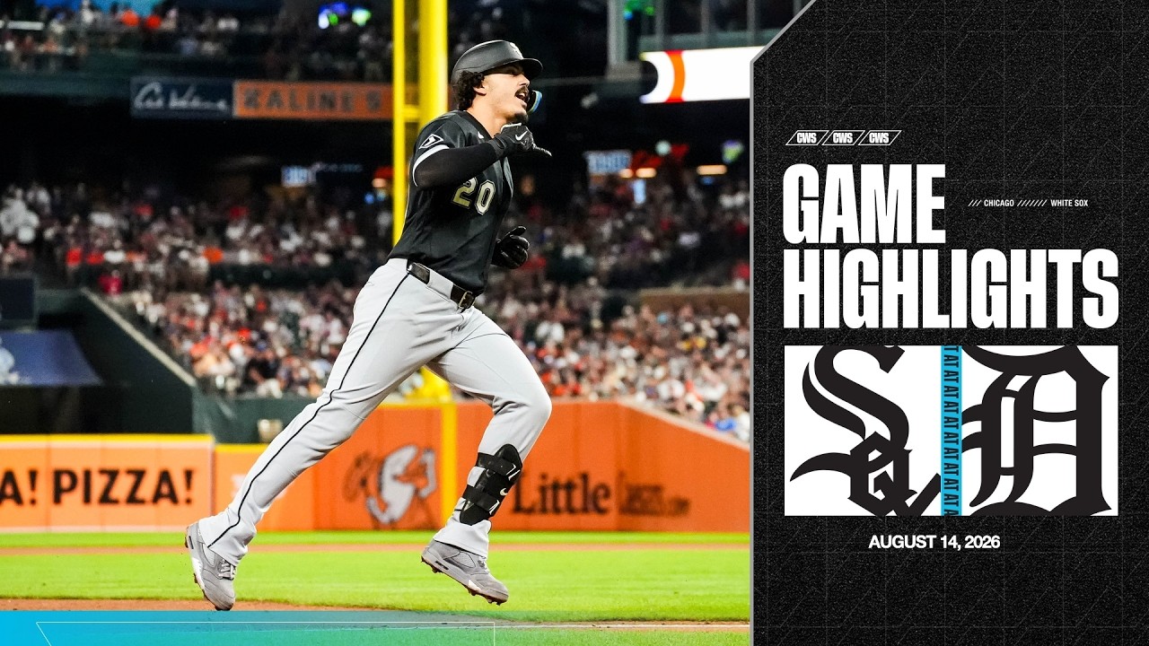 HIGHLIGHTS: Miguel Vargas' 2-HOME RUN Night Lifts White Sox Over Tigers (8.14.26)