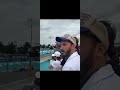 David Dobrik's videographer gets stunned by f1 cars #f1 #daviddobrik #miami