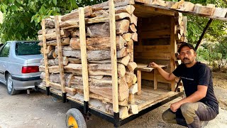 I Built a Stealth Camper That Looks Like a Load of Firewood | Start to Finish
