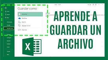 Como guardar archivos de Excel