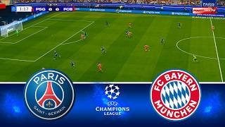 Psg Vs Bayern Munich  Uefa Chdanions League 2026 Semifinal   Match Ucl  Pes 21 Gameplay