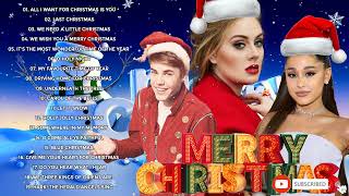 Pop Christmas Songs Playlist 2023🎄Merry Christmas 2023🤶Mariah Carey, Ariana Grande, Justin Bieber☃️🎄