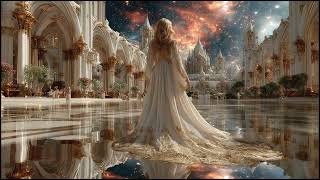 Golden Touch on White Marble and Green Velvet: luxurious ornate palaces crafted by AI | 4K