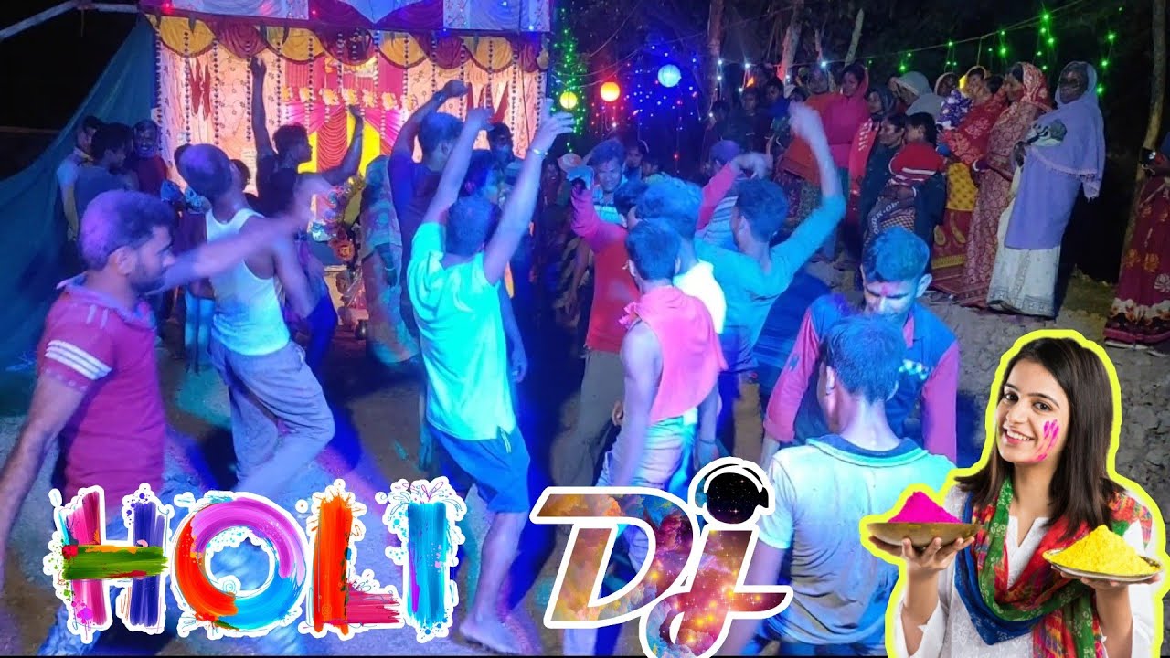 aj holi khelbo sokhi tomari sone dj rb mix