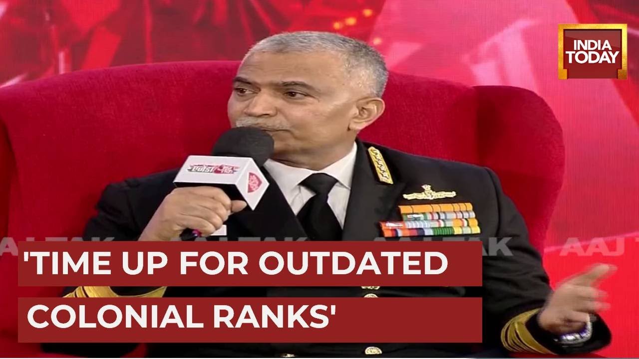 Big Breaking From India Navy Chief, Says Planning To Rename 'Colonial ...