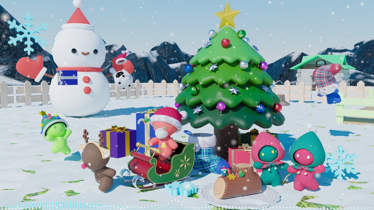 フリーBGM】「にぎやかクリスマス！」【楽しい/かわいい/作業用/配信用