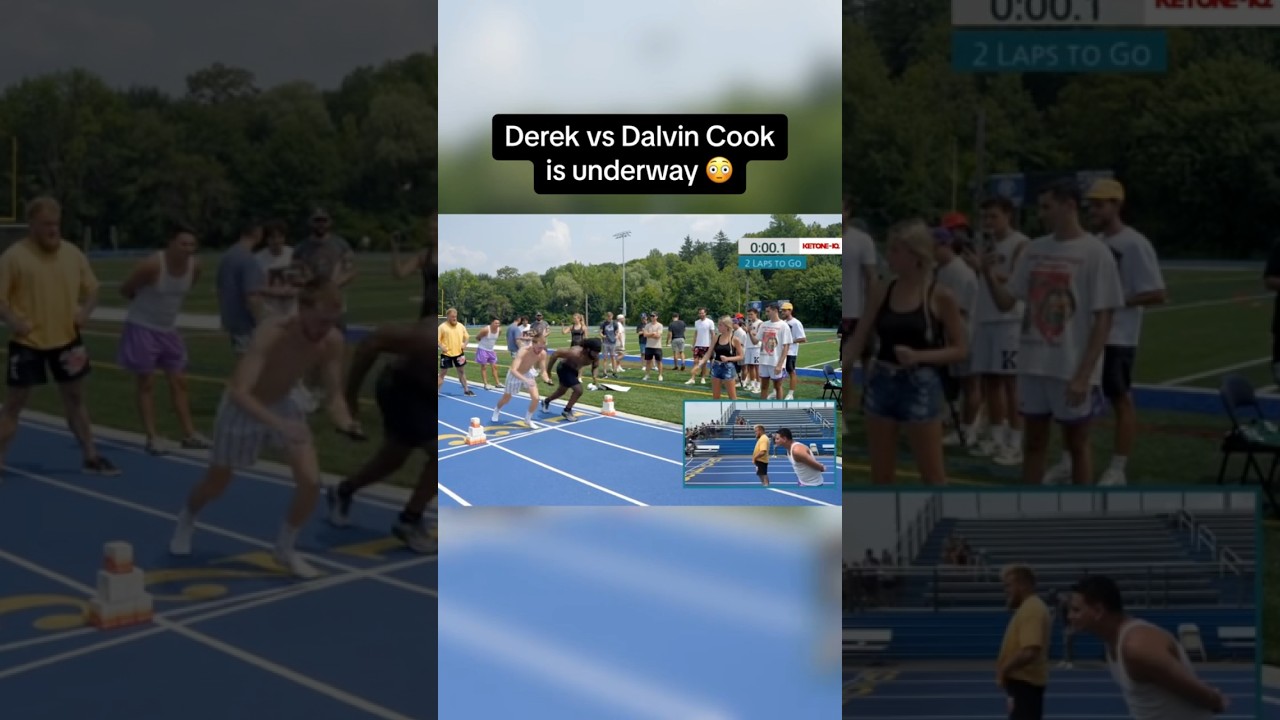 Derek vs Dalvin Cook is underway 😳