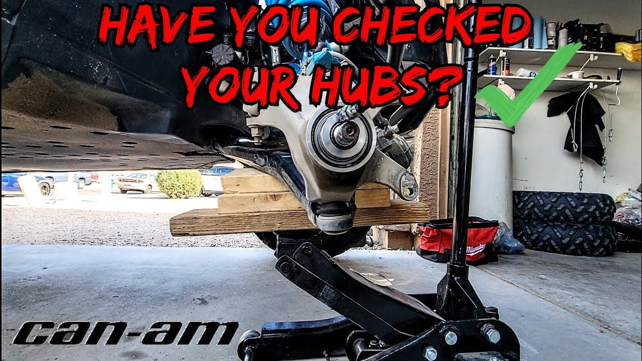 How to Regrease Can Am x3 Wheel Bearings. YouTube