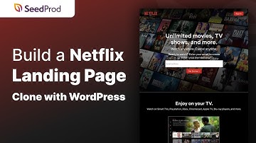 Build a Netflix Landing Page Clone with WordPress