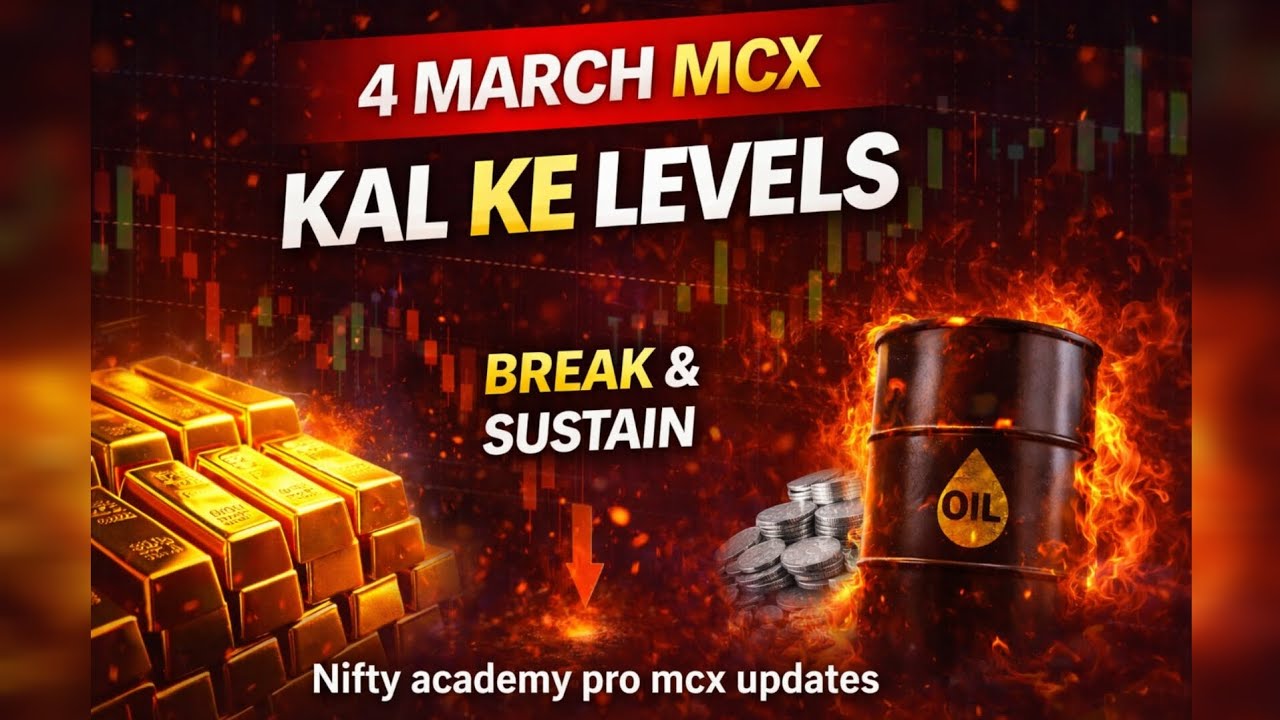MCX 4 March Trading Plan 🔥 Gold Silver Crude natural gas prediction ...