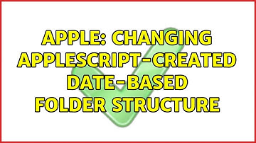 Apple: Changing AppleScript-created date-based folder structure (2 Solutions!!)