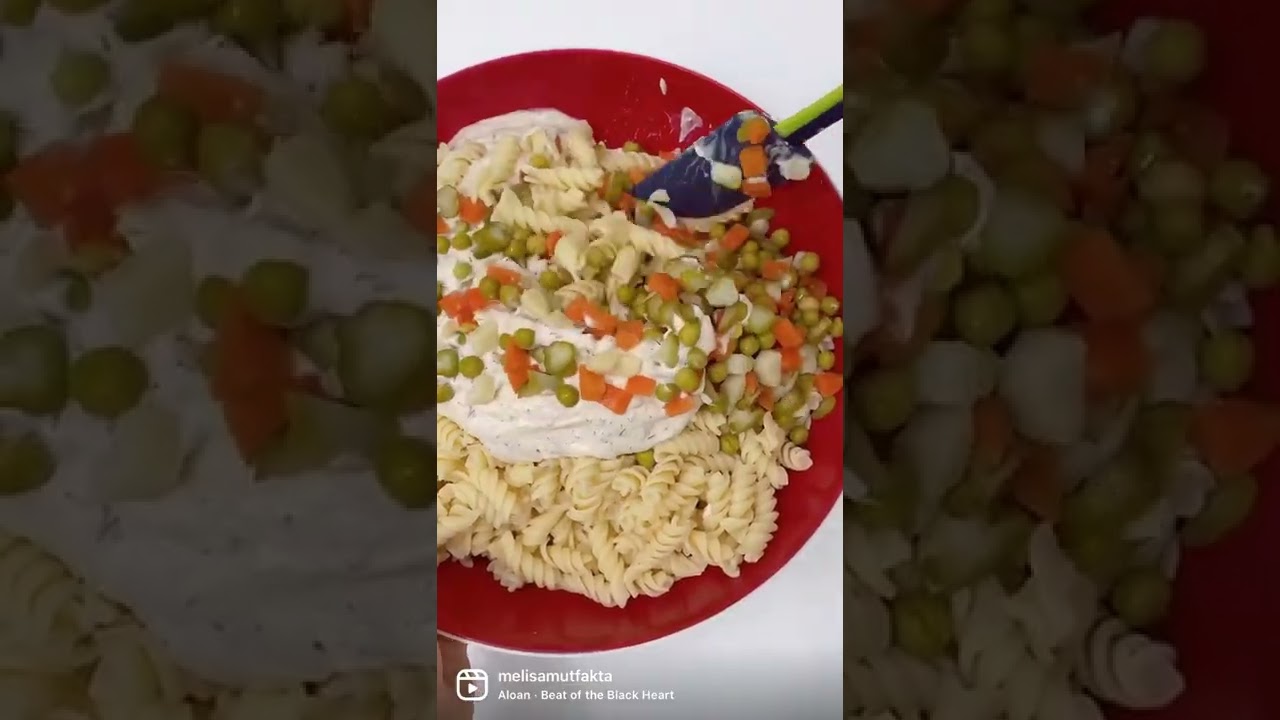 Ranch Soslu Makarna Salatası ~ Melisa Mutfakta